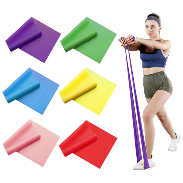 Long Resistance Bands: Ideal for Yoga, Pilates, and Physical Therapy