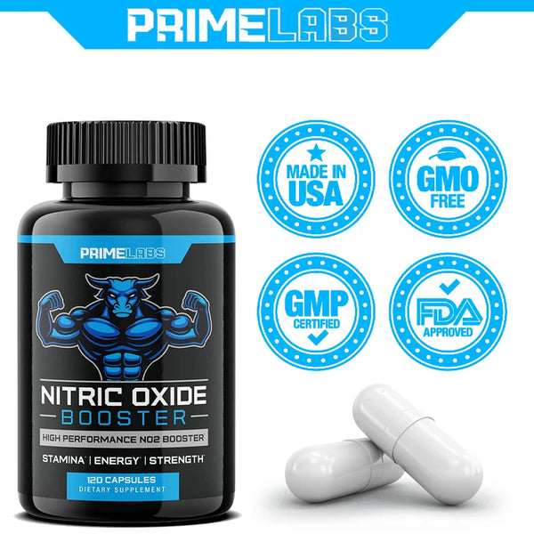 3X Strength L-Arginine: Nitric Oxide Pre-Workout Supplement