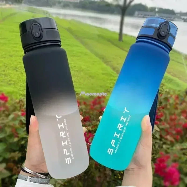 1L Leak-Proof Sports Water Bottle: Colorful, Portable, and Durable for Gym and Travel