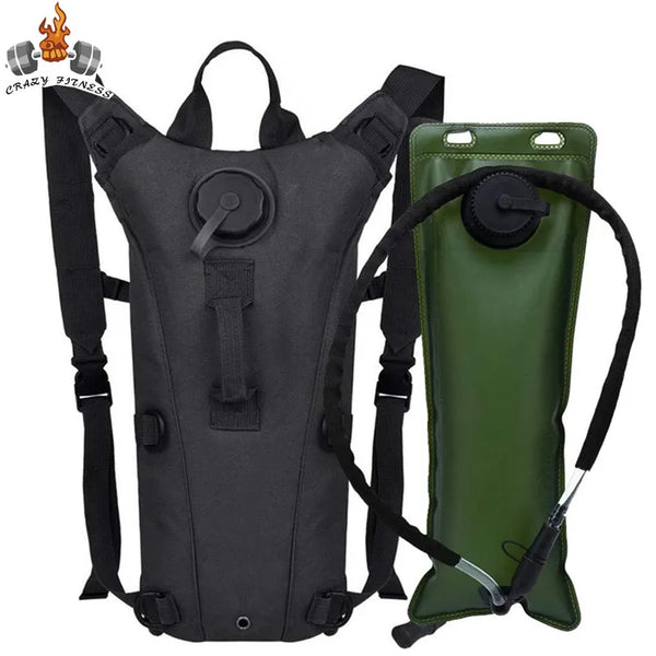 Tactical Hydration Backpack: 3L Water Bladder for Outdoor Sports