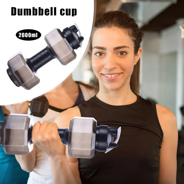 2.6L Dumbbell Water Bottle: Hydration for Fitness Enthusiasts On-the-Go